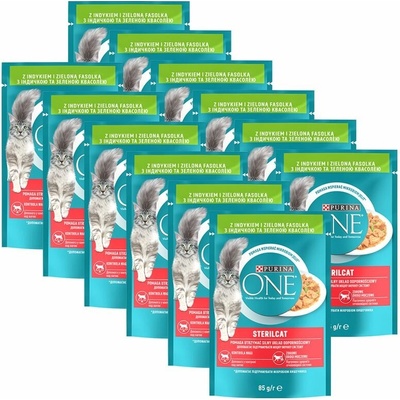Purina ONE Sterilcat morka v šťave 12 x 85 g