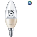 Philips LED B40 CL E14 8 60W teplá bílá 2700K stmívatelná