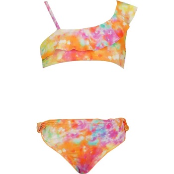 Image 1 of GUESS Многоцветен бански с къдрички за момиче Guess