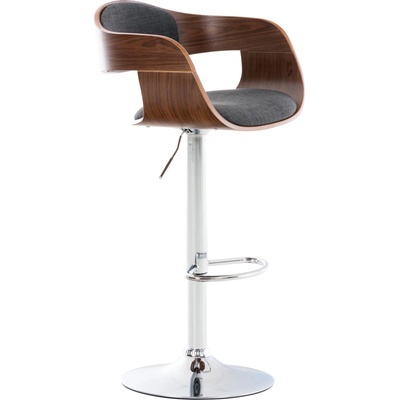 Design-Shop King Tmavě šedá / dřevo ořech