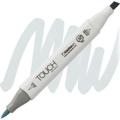 Lihová fixa TOUCH oboustranná Brush & Chisel, Blue grey 1 (BG1)