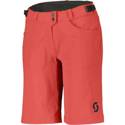 Scott krátké bez laclu Trail Flow červená