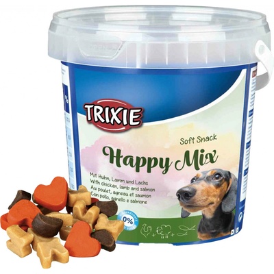 Trixie Soft Snack Happy MIX kuře jehněčí losos 500 g
