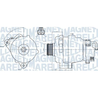 MAGNETI MARELLI Generátor 063731708010