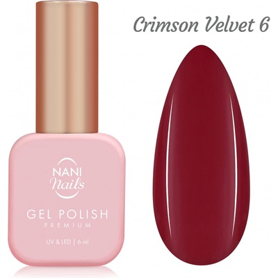 NANI gel lak Premium 6 ml - Crimson Velvet