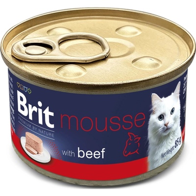 Brit Premium by Nature Cat Mousse with Beef 85 g – Hledejceny.cz