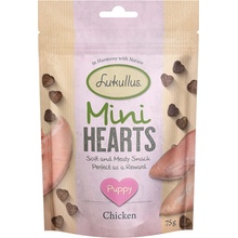 Lukullus Puppy Mini Hearts Snacks Chicken bez obilnín 75 g