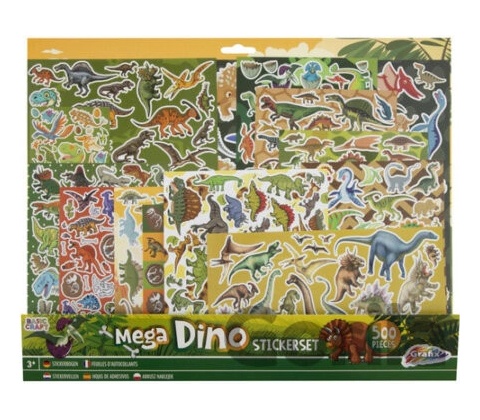 Mega set samolepek Dino