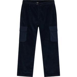 KnowledgeCotton Apparel Мъжки ежедневен панталон KnowledgeCotton Apparel Fig 8 Wales Corduroy Elastic Waist Casual trousers - Night Sky - размер XXL (007-4151-0215)