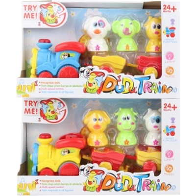 Lamps Baby vláček se zvířátky na baterie – Zboží Dáma