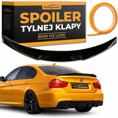 Zadný strešný spojler auto gamma čierny ABS BMW E90