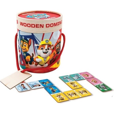 Domino drevené Paw patrol/Tlapková patrola 28ks