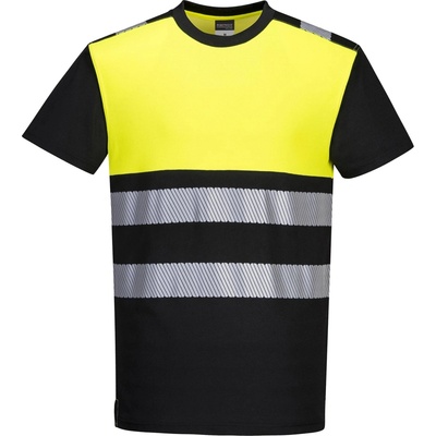 Portwest HI-VIS PW311 Funkční reflexní triko HV žlutá/černá M