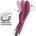 Satisfyer Spinning Rabbit 1 - вибратор за клитор с въртящо се рамо - червен