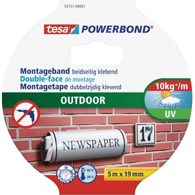 Tesa Montážní páska Outdoor 19 mm x 5 m