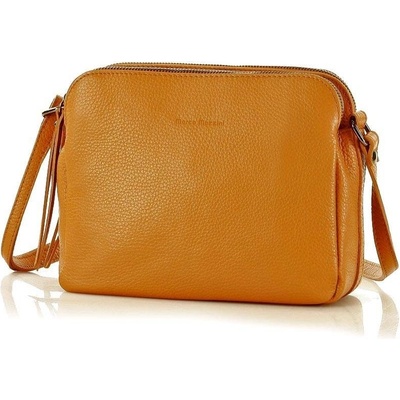 Mazzini Marco kožená crossbody kabelka camel l156p