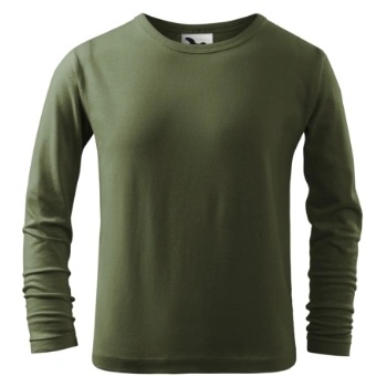 Image 1 of MALFINI Fit-T LS детска тениска с дълъг ръкав, каки (12109)