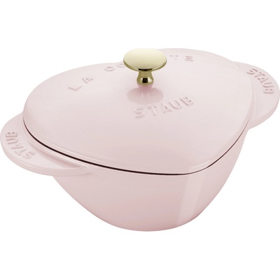 Staub Litinový hrnec ve tvaru srdce 20 cm / 1,75 l růžový 1030211