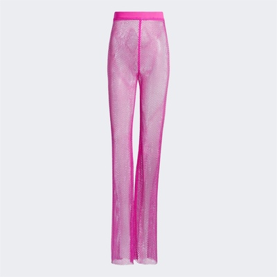 adidas Дамски панталони Adidas x Ivy Park Crystal Mesh Cover-Up Trousers Womens - Pink