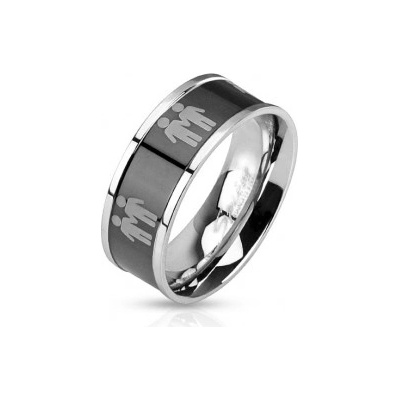 Steel Edge Oceľový prsteň 3042-Muž