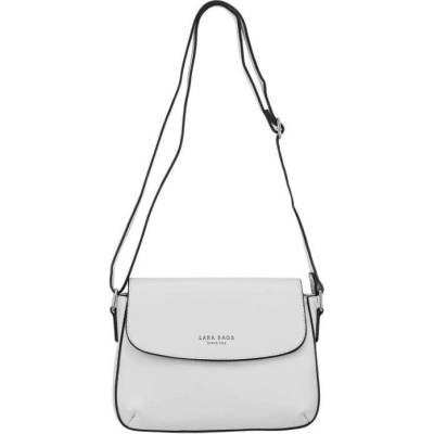 NELA dámska crossbody koženková kabelka Sivá