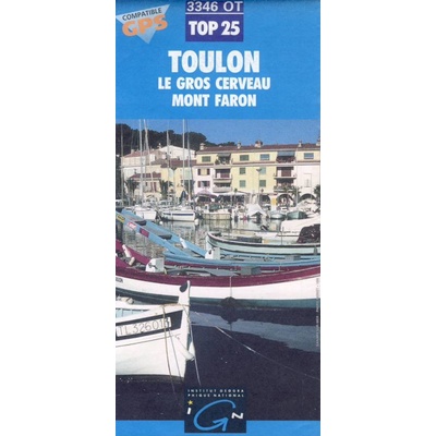 IGN vydavatelství mapa Toulon, Mont Faron 1:25 t.