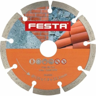 kotúč diamantový 125mm FESTA segmentový