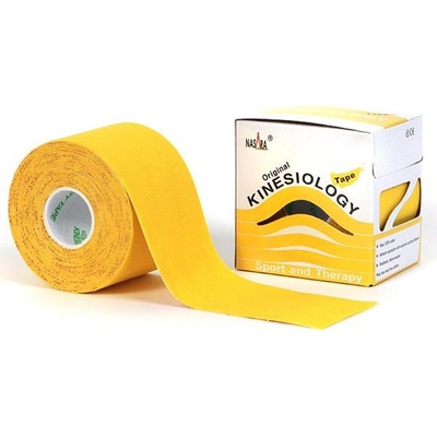 Nasara Kineziologický tejp žltý 5 cm x 5 m