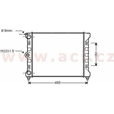 Chladič, chlazení motoru ACI 58002039