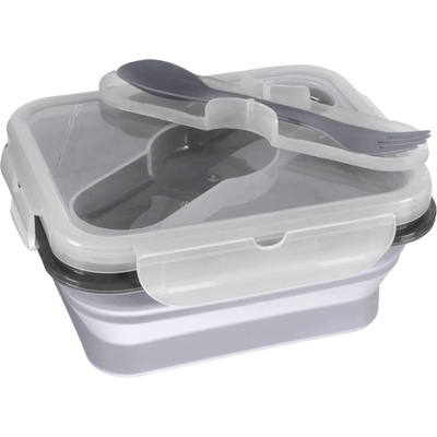 Zopa Desiatový box s príborom malý Dove Grey 8595114461288