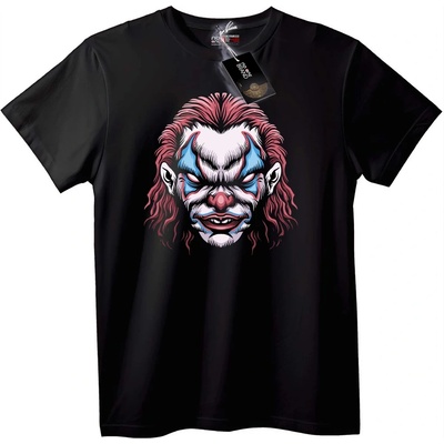 NOONEBRAND Тениска Halloween Клоун - S, White