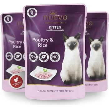 Nuevo Kitten Poultry & Rice 85 g