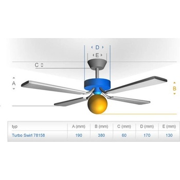 Image 1 of Westinghouse Turbo Swirl 78158