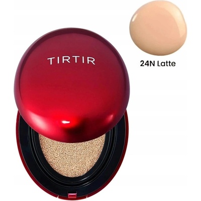 TIRTIR Mask Fit Red Cushion SPF 40 PA++ 24N Latte Dlhotrvajúci make-up na tvár v hubke 18 g