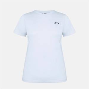 Slazenger Дамска тениска с къс ръкав Slazenger Crew Neck Tee Womens - White