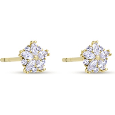 Biju Peckové květinové náušnice 2965 1002965