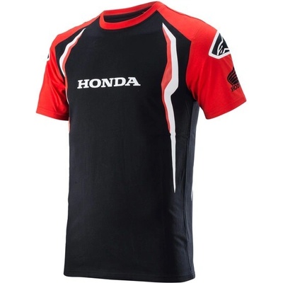 Alpinestars triko s límečkem Honda červená černá