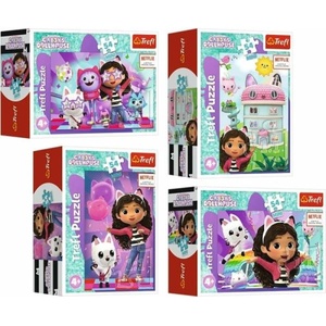 Trefl Пъзел 54 Мини - С Габи винаги е забавно / Universal Gabby's Dollhouse (54211)