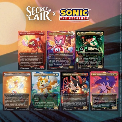 Wizards of the Coast Magic The Gathering TCG: Secret Lair x Sonic: Friends & Foes