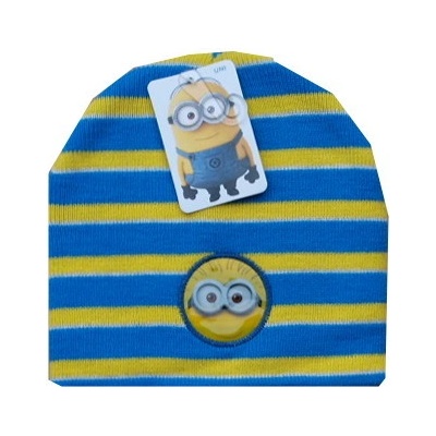 Minions čepice zimní modrožlutá