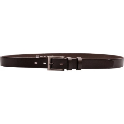 Penny Belts pánský kožený pásek 30-100-40 tmavě hnědý