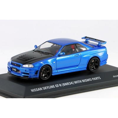 Solido Nissan Skyline GT R R34 modrá 1998 1:43