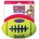 KONG air squeaker football medium - играчка за куче от гума, ръгби топка, с пищялка - САЩ - asfb2e