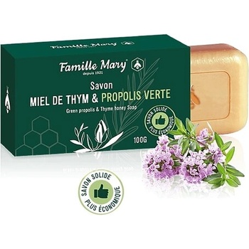 Famille Mary Сапун с пчелен мед от мащерка и зелен прополис 100 g | Famille Mary (060490 FM)