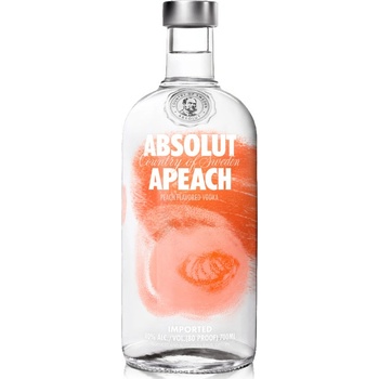 Absolut Apeach 40% 1 l (čistá fľaša)