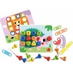 Tooky Toy Дървена низанка Rainbow TK089