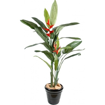 Umělá palma Heliconia palma - 2 květy, 180cm