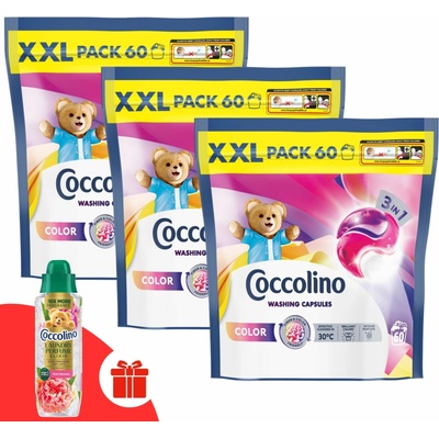 Coccolino Color 3v1 prací kapsule 2 x 60 PD