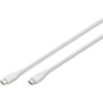 ASSMANN USB-C силиконов кабел за зареждане USB-C към USB-C USB 2.0 60 W 2 м бял AK-300341-020-W (AK-300341-020-W)