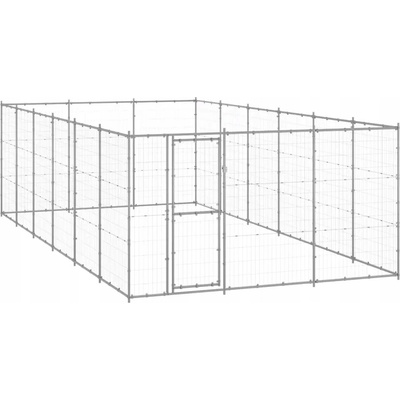 VidaXL Kotec ocel práškovaná střední pes 660 x 180 x 180 cm